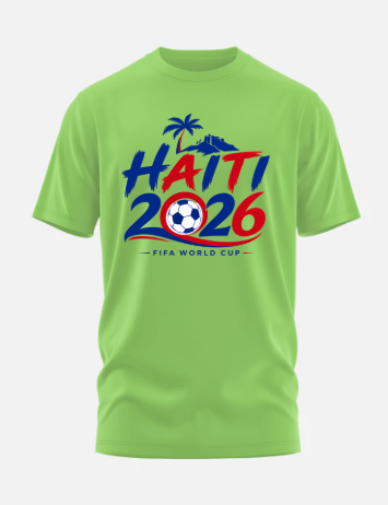 Green Haitian World Cup 2026 Fan T-Shirt