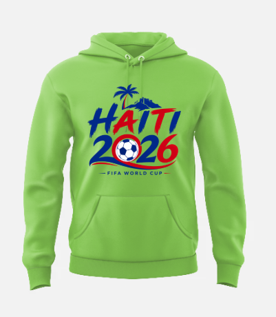 Green - Haiti Soccer Fan Hoodie – Haitian Pride World Cup Streetwear