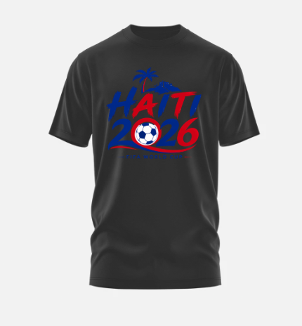 Black Haitian World Cup 2026 Fan T-Shirt