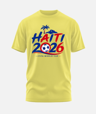 Yellow Haitian World Cup 2026 Fan T-Shirt