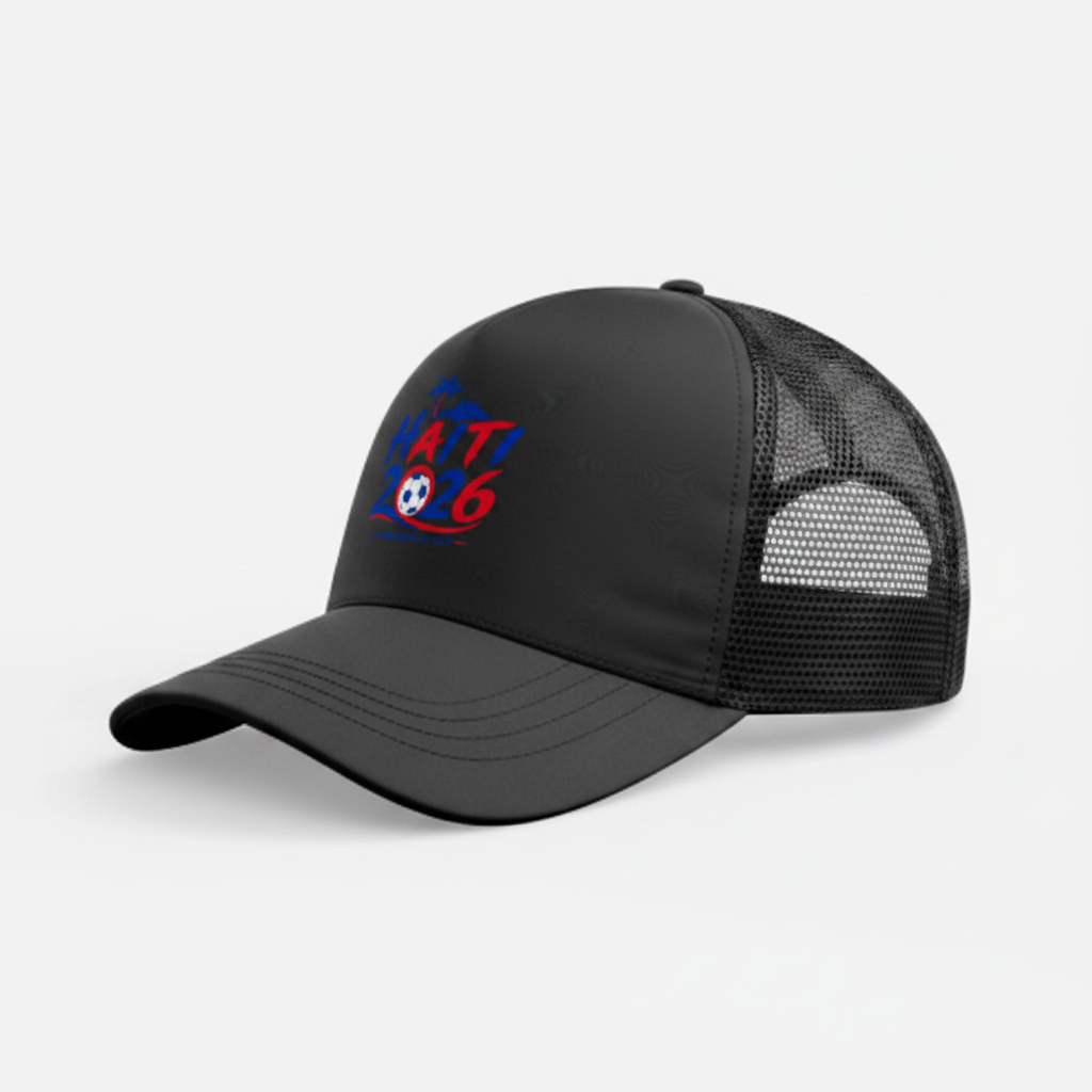Black - Haiti Soccer Fan Hat – Haitian Pride World Cup Cap