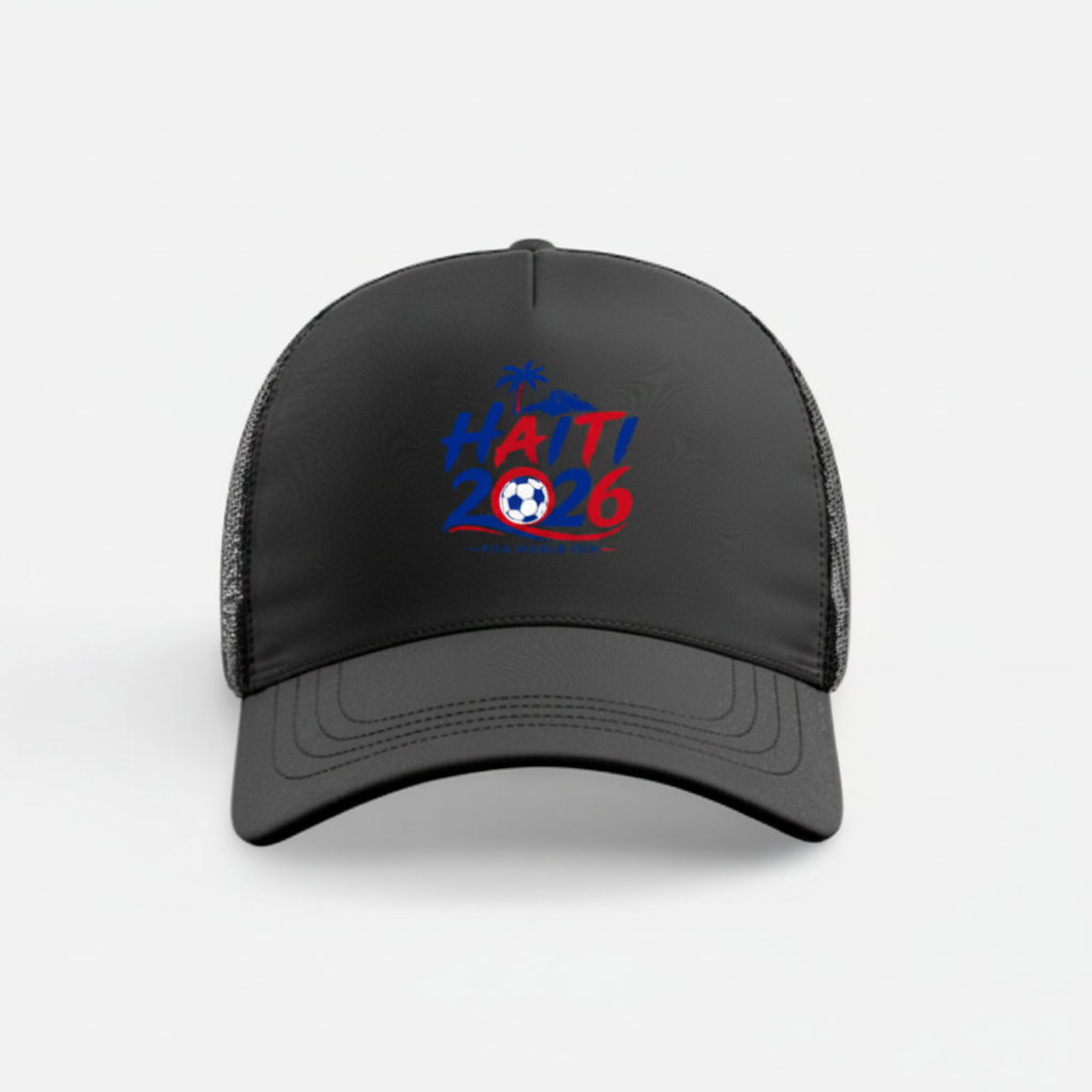 Black - Haiti Soccer Fan Hat – Haitian Pride World Cup Cap