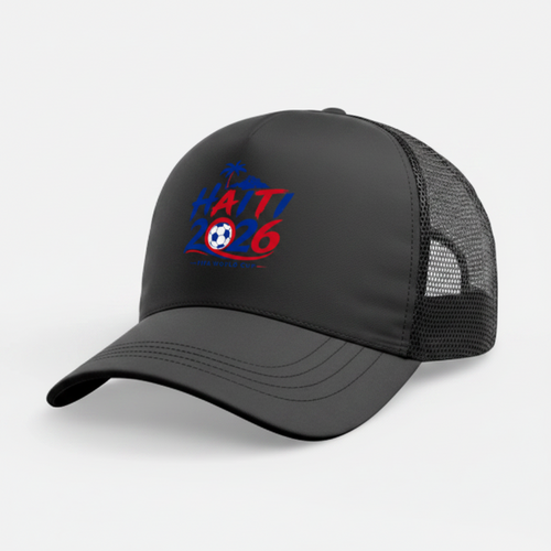 Black - Haiti Soccer Fan Hat – Haitian Pride World Cup Cap