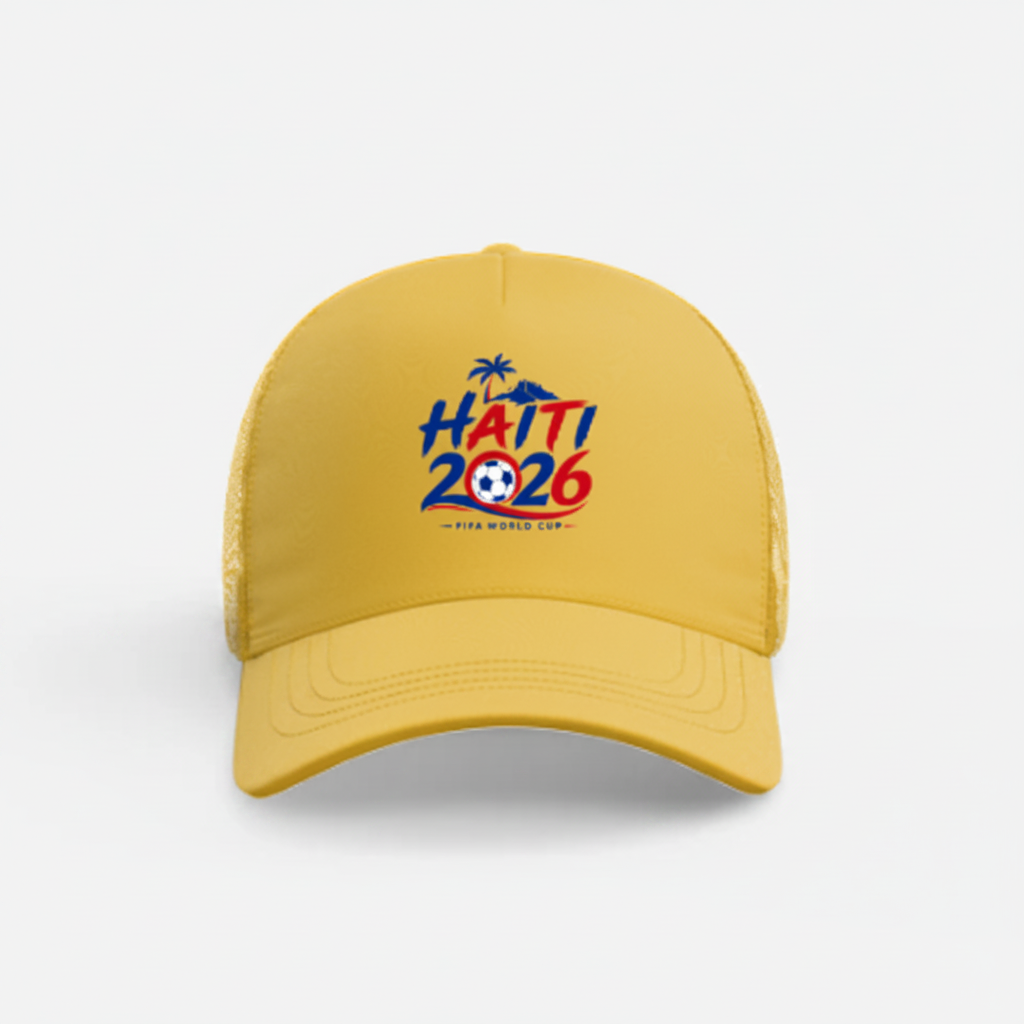 Yellow Gold - Haiti Soccer Fan Hat – Haitian Pride World Cup Cap