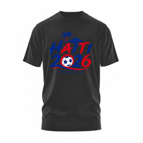 Black Haitian World Cup 2026 Fan T-Shirt