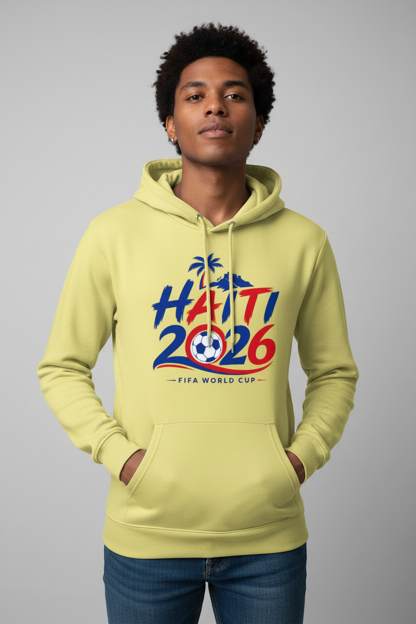 Yello - Haiti Soccer Fan Hoodie – Haitian Pride World Cup Streetwear