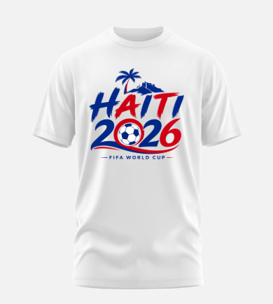 White Haitian World Cup 2026 Fan T-Shirt